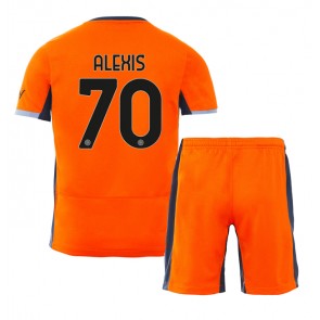 Inter Milan Alexis Sanchez #70 Replika Babytøj Tredje sæt Børn 2023-24 Kortærmet (+ Korte bukser)